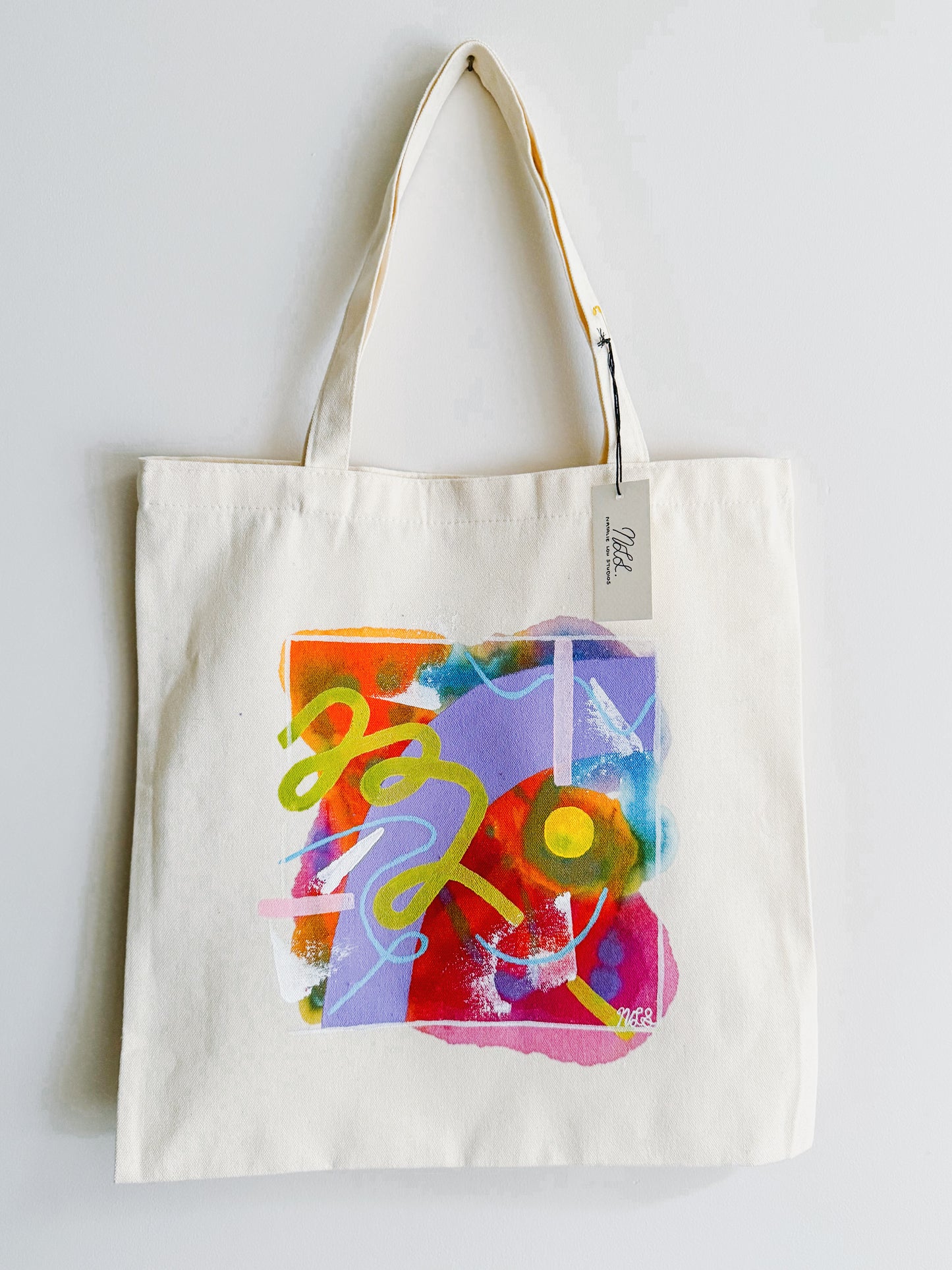 Original Hand Painted Tote - Rise & Shine