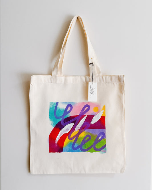 Original Hand Painted Tote - Angel